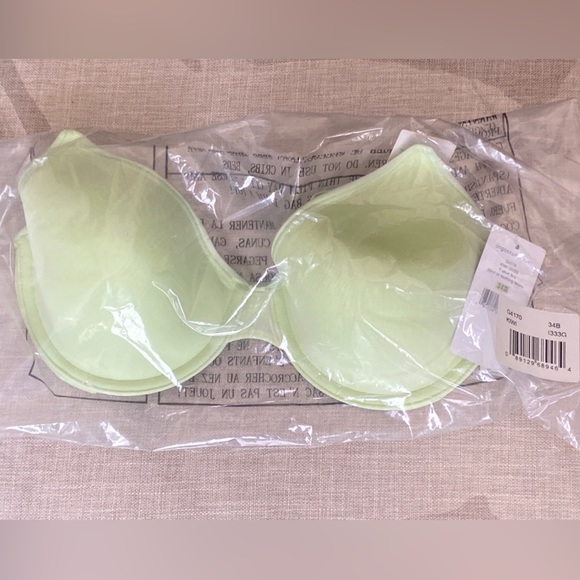 On Gossamer Next to Nothing Micro T-Shirt Underwire Bra- Kiwi - Picture 4 of 12